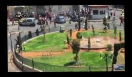 #شاهد .. قوات السلطة الأمنية تطلق الرصاص وقنابل الغاز على مسيرة وسط مدينة نابلس خرجت تنديدا بجريمة قتل المواطن أحمد عز حلاوة على يد عناصر أمن السلطة بعد اعتقاله داخل سجن جنيد .