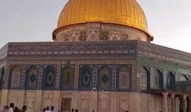 #بث_مباشر أجواء صلاة العيد في باحات المسجد الأقصى المبارك.