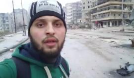 الناشط السوري جواد الرفاعي يوثق اختراق الهدنة في #حلب المحاصرة
#صرخات_من_حلب