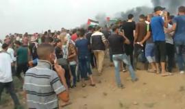 #مباشر من المواجهات على الحدود الشرقية لمدينة غزة
بث/ عبد الرحمن الربعي