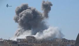 غارات جوية عنيفة تستهدف أحياء درعا البلد