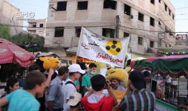 #شاهد فعاليات الكرنفال الذي نظمته مدينة عربين في غوطة دمشق بعد مرور 4 سنوات على مجزرة الكيماوي