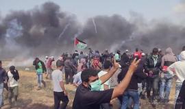 #شاهد من #جمعة_الشباب_الثائر شرق خانيونس.