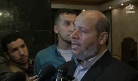 #شاهد عضو المكتب السياسي لحركة حماس د. خليل الحية يتحدث عما دار في لقاء الحركة بقيادة اسماعيل هنية مع الفصائل الفلسطينية بغزة مساء اليوم