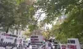 #شاهد #مباشر بدء مظاهرات حاشدة في العاصمة البريطانية لندن، في الذكرى المئوية لوعد بلفور المشؤوم. 
#بلفور100 
#Balfour100