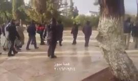 #شاهد مستوطنون يقتحمون ساحات #المسجد_الأقصى منذ صباح اليوم بحماية أمنية
