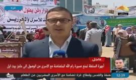 مباشر فعاليات تضامنية في الخليل ورام الله مع الأسرى في السجون