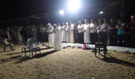 #مباشر إقامة صلاة العشاء والتراويح في مخيم العودة شرق المحافظة الوسطى