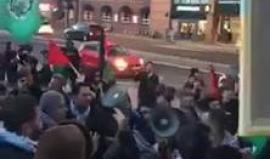 تظاهرة في بلدة أدونسه الدنماركية نصرة للقدس ودعما للشعب الفلسطيني