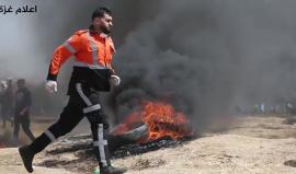 شاهد غضب عامر في صفوف المتظاهرين العائدين شرق مدينة غزة في 
جمعة الكوشوك