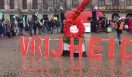 إحياء الذكرى السنوية السادسة لانطلاق الثورة السورية من العاصمة الهولندية أمستردام
تصوير: Emad Alheraki