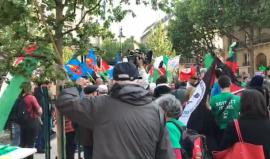 #مباشر مظاهرة في العاصمة الفرنسية باريس في الذكرى الـ 70 للنكبة، ورفضا لمجازر الاحتلال في قطاع غزة ونقل السفارة الأمريكية للقدس