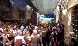 #شاهد هتافات أمام باب المجلس ورفض الدخول إلى الأقصى حتى تفتح كل أبوابه.
#القدس_تنتصر