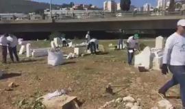 #فيديو| من أعمال الترميم التي نفذتاها جمعية #الاقصى والحركة الاسلامية في #مقبرة_القسام بـمدينة #حيفا المحتلة