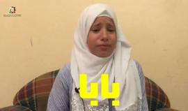 الطفلة جوري أحمد تعبر عن مشاعرها عما حصل ويحصل في مخيم اليرموك