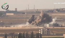 تواصل الغارات الجوية الروسية على بلدة #حريتان بريف #حلب الشمالي