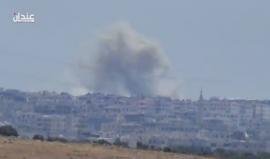 #شاهد بعض من الغارات الجوية التي استهدفت بلدتي معارة وكفرحمرة ومنطقة آسيا بريف حلب الشمالي
تصوير: عدنان مدلج 
#الغضب_لحلب