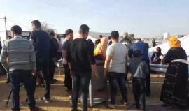 جولة ميدانية للعديد من الفعاليات في مخيم العودة شرق مدينة غزة