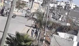 #شاهد .. استمرار المواجهات المندلعة في بلدة قصرة جنوب مدينة نابلس.