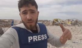 الناشط الإعلامي معاذ الشامي يتحدث عن مجزرة ارتكبها طيران الأسد بحق نازحين بريف إدلب