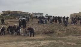 الجماهير تتوافد إلى أم الحيران للمشاركة في تشييع الشهيد يعقوب أبو القيعان