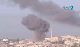 #شاهد| غارات لطائرات النظام على أحياء #درعا