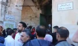 جانب من المظاهرة الحاشدة التي خرجت في المسجد الأقصى المبارك نصرة للقدس 
تصوير:محمد قاروط ادكيدك

#جمعة_النفير_للقدس
#القدس_عاصمه_فلسطين_الابديه