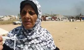 مشاركة المواطنين الفلسطينيين في مخيم العودة شرق غزة #جمعة_الكوشوك #مسيرة_العودة_الكبرى