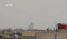 #سوريا: الغارات الجوية على جهة الشيفونية في الغوطة الشرقية بريف دمشق