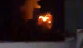 #شاهد لحظة استهداف طائرات الاحتلال لموقع القدس التابع للمقاومة في خانيونس جنوب قطاع غزة