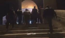 #شاهد | زفة الأسير المحرر المقدسي ابراهيم العباسي من داخل باحات #المسجد_الأقصى المبارك