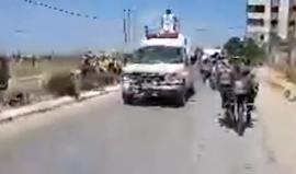 #مباشر الاستعدادات لتشييع جثمان الشهيد رزان النجار