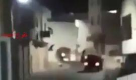 #شاهد جانب من المواجهات التي اندلعت الليلة الماضية في بلدة تقوع شرق بيت لحم.