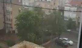 #شاهد الأمطار تهطل في مدينة تل الربيع المحتلة