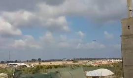 #شاهد تحليق للمروحيات على طول الشريط الحدودي بين قطاع غزة ومصر
