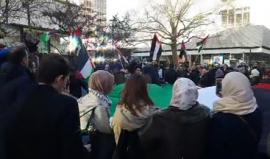 #شاهد #مباشر مظاهرة في مدينة روتردام الهولندية رفضا لقرار ترامب إعلان القدس عاصمة للكيان الإسرائيلي. #القدس_عاصمة_فلسطين