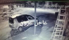 #شاهد
لحظة إصابة إحدى آليات قوات الاحتلال بالزجاجات حارقة في عزون شرق قلقيلية.