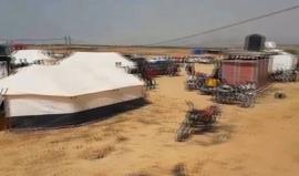 #فيديو مسيرة العودة شرق رفح جنوب قطاع غزة 

تصوير: ‏محمد قنديل‏