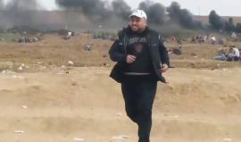 هكذا نجا شاب من رصاص قناصة الاحتلال شرق جباليا