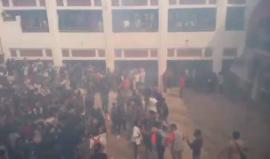 #شاهد
#تونس: فعالية ينظمها طلبة الثانوية العامة في ولاية بن عروس دعما للمقاومة الفلسطينية ورفع خلالها صورة الشهيد القسامي التونسي #محمد_الزواري