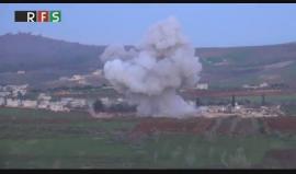 #شاهد | الطيران الحربي الروسي يستهدف قرية كرسعة بريف إدلب الجنوبي بأربع غارات متتالية بصواريخ شديدة الانفجار.