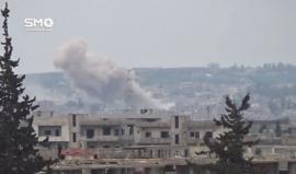 سوريا - درعا : الطيران الحربي ينفذ عدة غارات جوية على أحياء درعا البلد المحررة