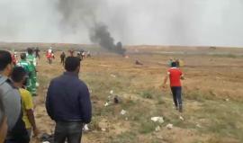 #مباشر تواصل الحراك الجماهيري قرب السياج الفاصل شرق #جباليا في الجمعة الرابعة من #مسيرة_العودة_الكبرى
بث أنس جمال الشريف