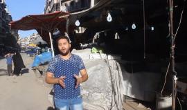 الإعلامي السوري محمود أبو الشيخ يتحدث من داخل مدينة #حلب عن نفاذ الخضار والمحروقات من أسواق المدينة