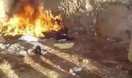 #شاهد | عائلة سورية من #حلب تحرق ثيابها لتضليل الطائرات الحربية ودعما للثوار في معركة فك الحصارعن المدينة