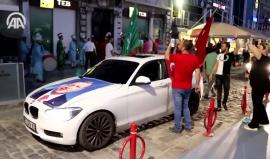 احتفالات نجاح #أردوغان في #الانتخابات_الرئاسية في شوراع مدينة #إزمير