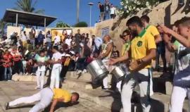 #شاهد عروض ترفيهية للأطفال في منطقة باب العامود بالقدس ضمن أجواء عيد الفطر السعيد .