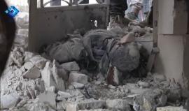 مشاهد قاسية عقب الغارات الجوية على مدينة إدلبوكالة ثقة