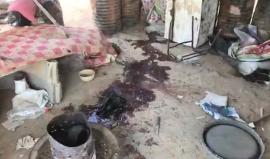 #مشاهد من موقع قصف الاحتلال الذي استهدف نقطة تابعة للضبط الميداني شرقي رفح جنوب قطاع غزة وأسفر عن استشهاد شاب وإصابة 3 آخرين .