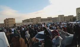#شاهد مظاهرة قبل قليل في مدينة باتنة الجزائرية نصرة للقدس . 
#القدس_عاصمة_فلسطين